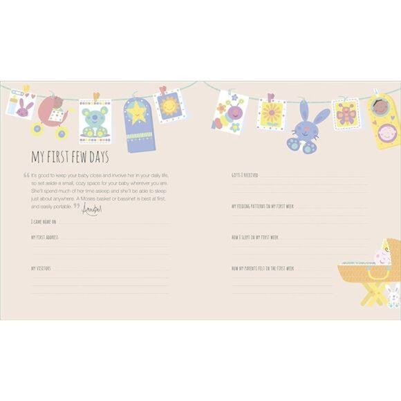 Baby's First Year: Memories for Life - A Keepsake Journal of Milestone Moments - Picture 3 of 7